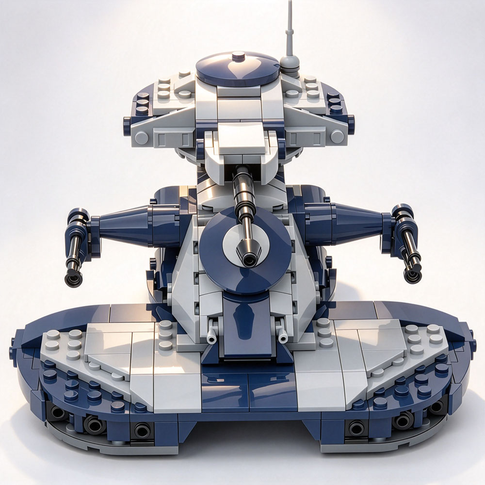 MOC Classic Star Movie Accesso - Lego Compatible Military Tank recensie en prijs