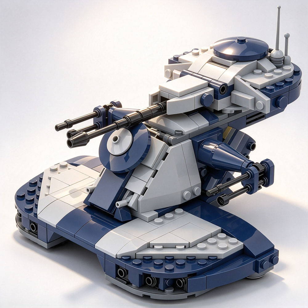 MOC Classic Star Movie Accesso - Lego Compatible Military Tank recensie en prijs