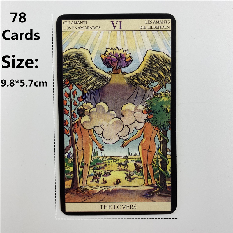 Metal Box Gilded Edition Back  - Tarot Cards Deck With Guidebook recensie en prijs