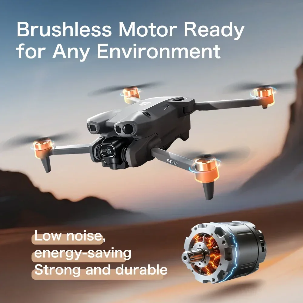 GT50 2,4 GHz RC-quadcopter, FP - Fpv Brushless Rc Drone 4K recensie en prijs