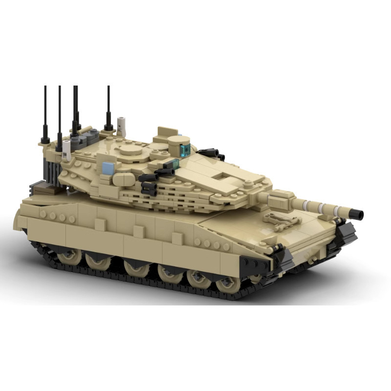 Merkava Mk4 Tankblokken, moder - Lego Compatible Military Tank recensie en prijs
